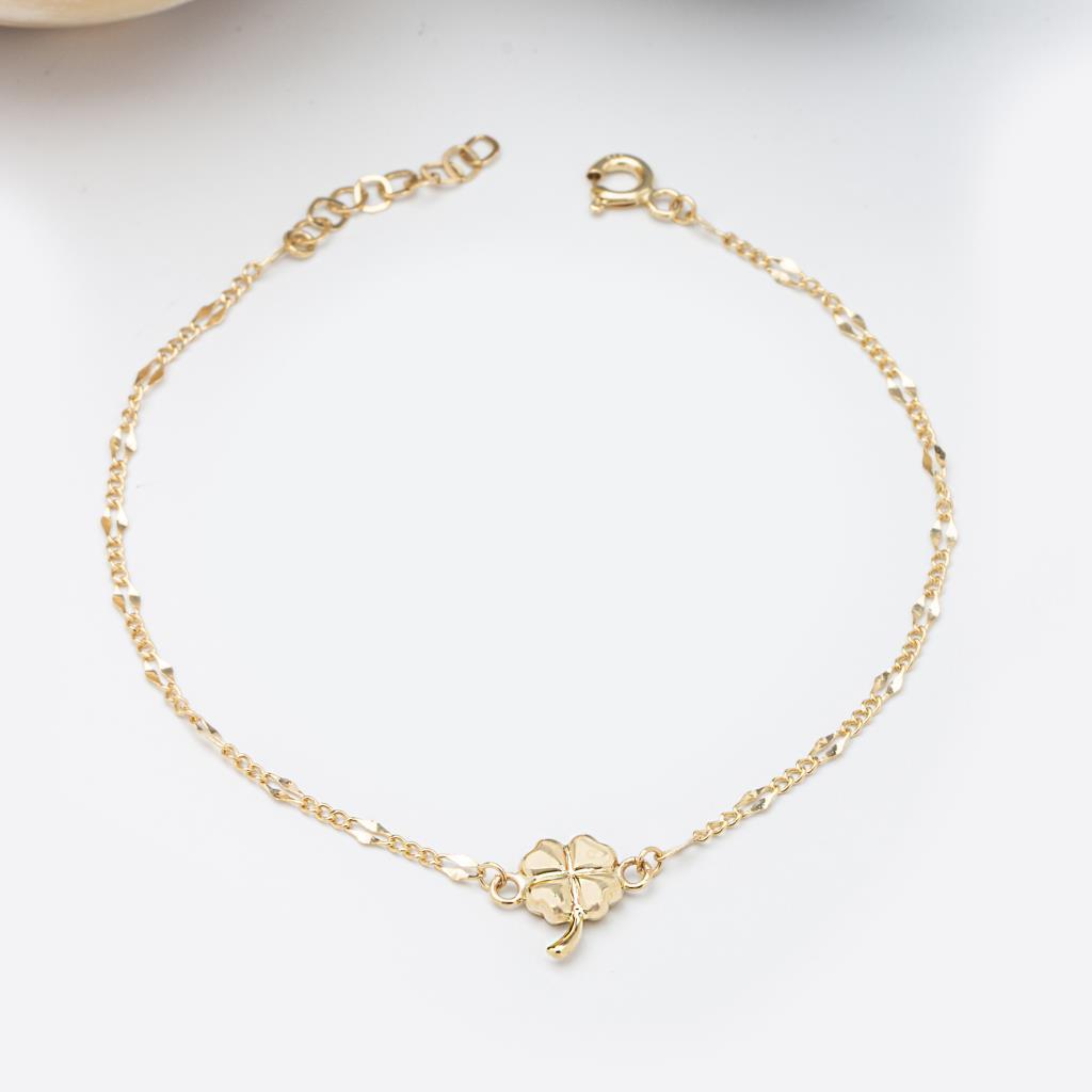 Gold Clover Bracelet