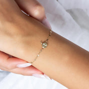 Gold Clover Bracelet