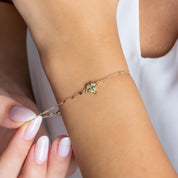 Gold Clover Bracelet