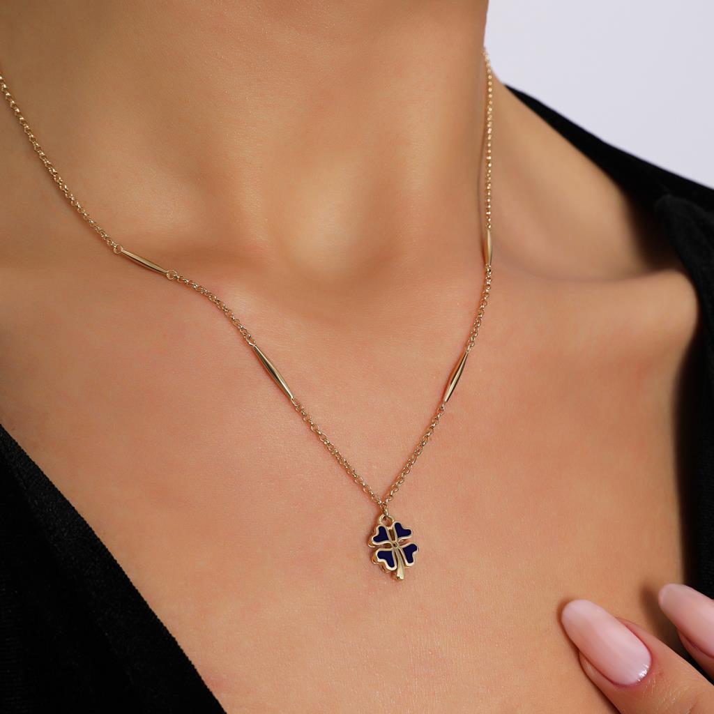 Gold Clover Necklace