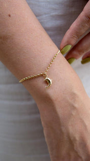 Gold Dolphin Bracelet