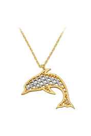 Altın Yunus Kolye