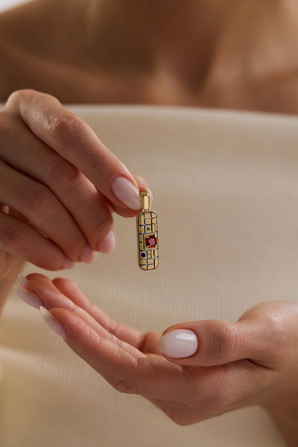 Antik Altın Kolye Ucu