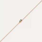 Aria Green Safir Taşlı Rose Altın Bileklik