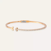 Arrow 1.20 CT Pırlanta Taşlı Kelepçe Bilezik