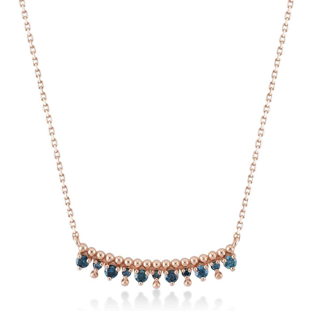 Cabaret Luna Blue Diamond Necklace