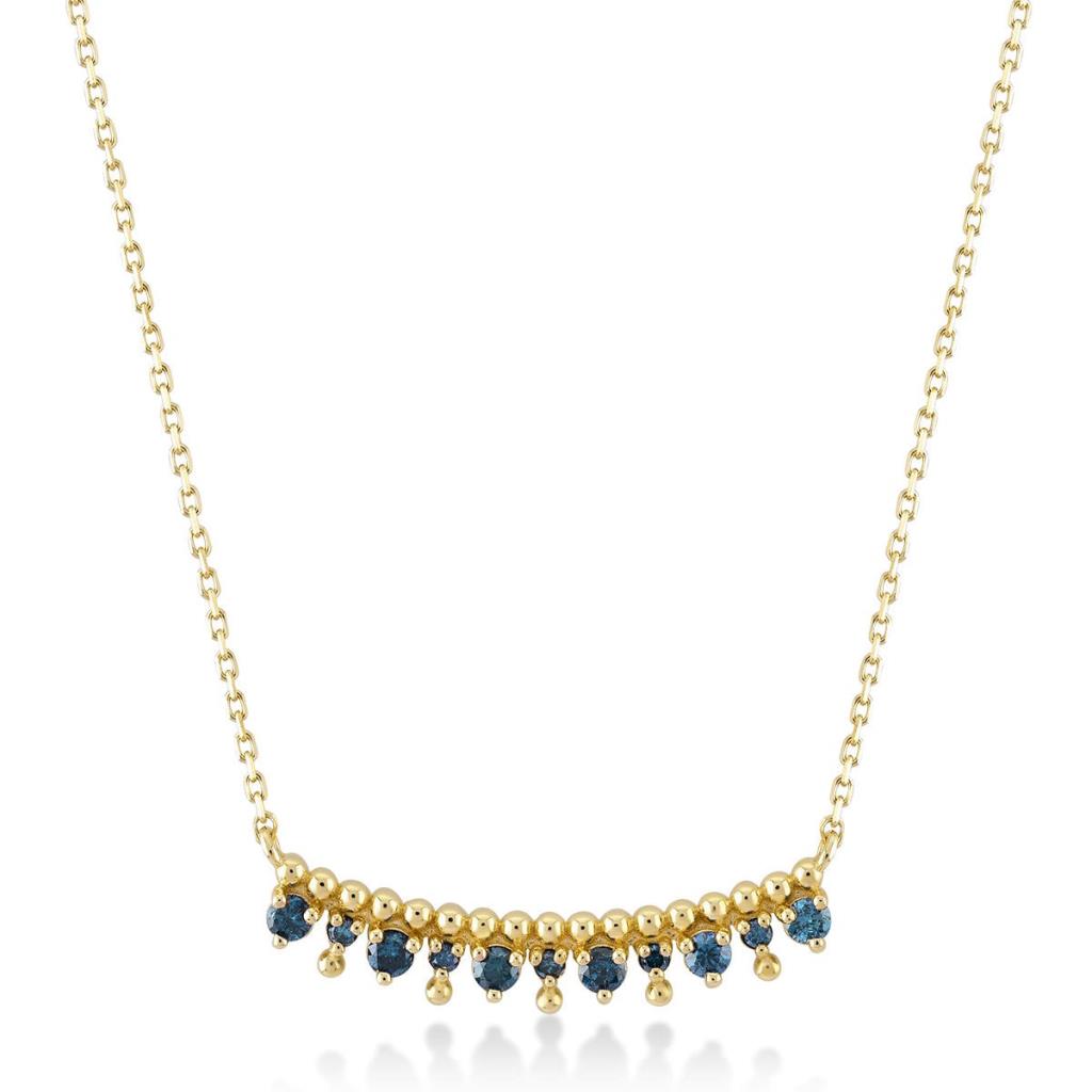 Cabaret Luna Blue Diamond Necklace