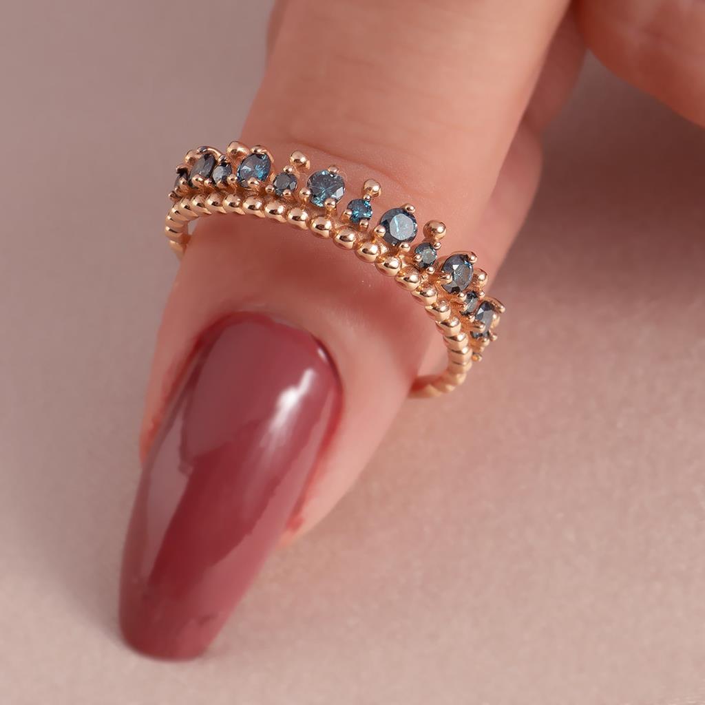 Cabaret Luna Blue Diamond Ring