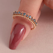 Cabaret Luna Blue Diamond Ring