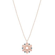 Cabaret Blue Diamond Snowflake Necklace