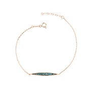 Cabaret Shutter Blue Diamond Bracelet