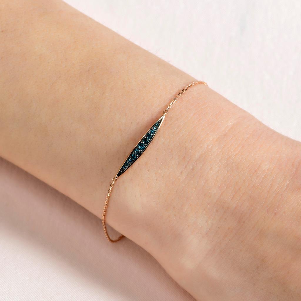 Cabaret Shutter Blue Diamond Bracelet