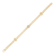 Baget Oval Taşlı Gurmet Bileklik