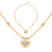 Siyah Mineli Tasarım Kolye