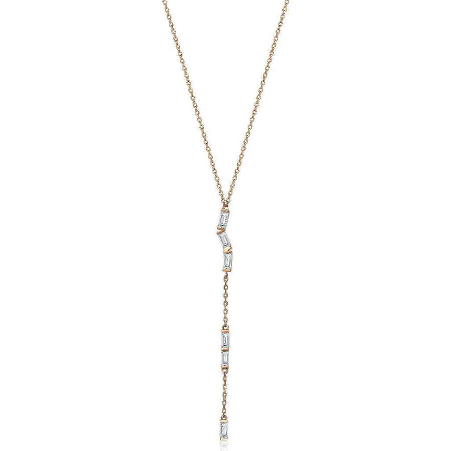 Bagetto Baguette Shaking Gold Necklace