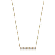 Bagetto Five Baguette Gold Necklace