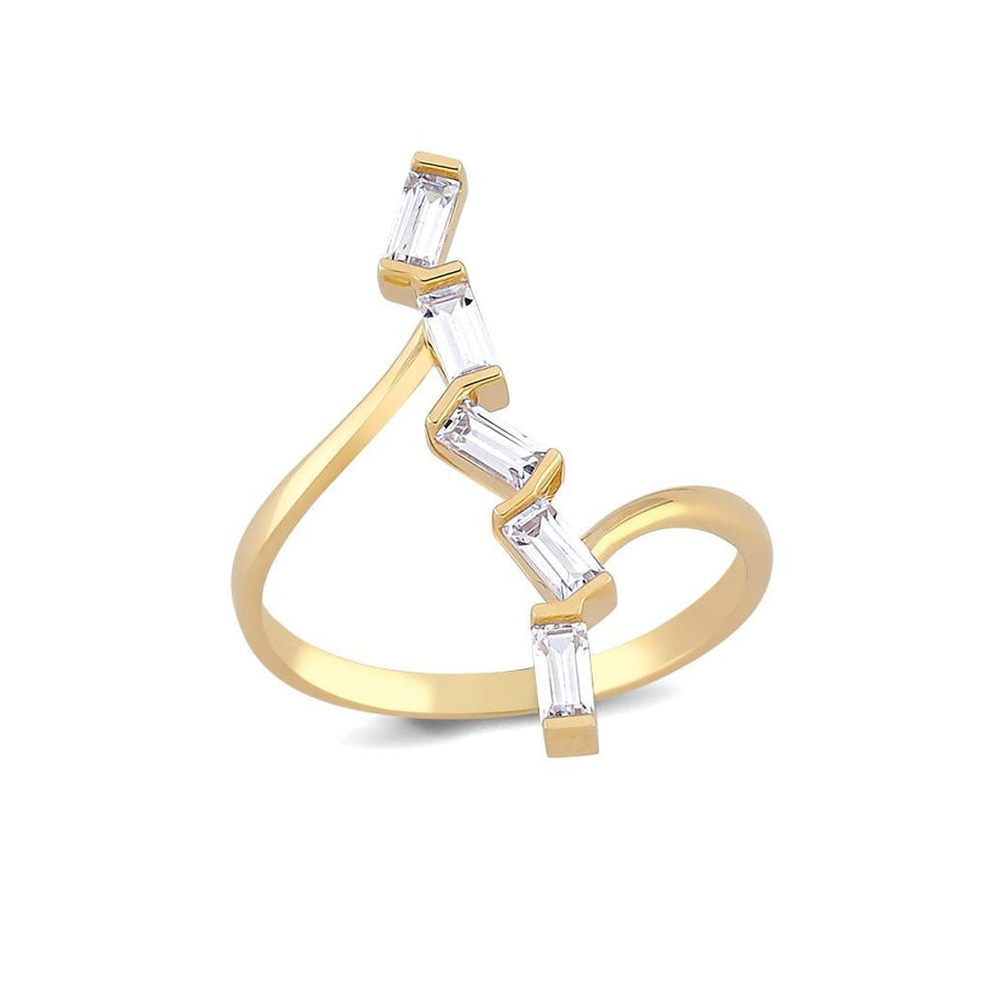 Bagetto Sarmal Baguette Gold Ring