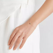 Brown Pırlanta Taşlı Rose Altın Top Bileklik