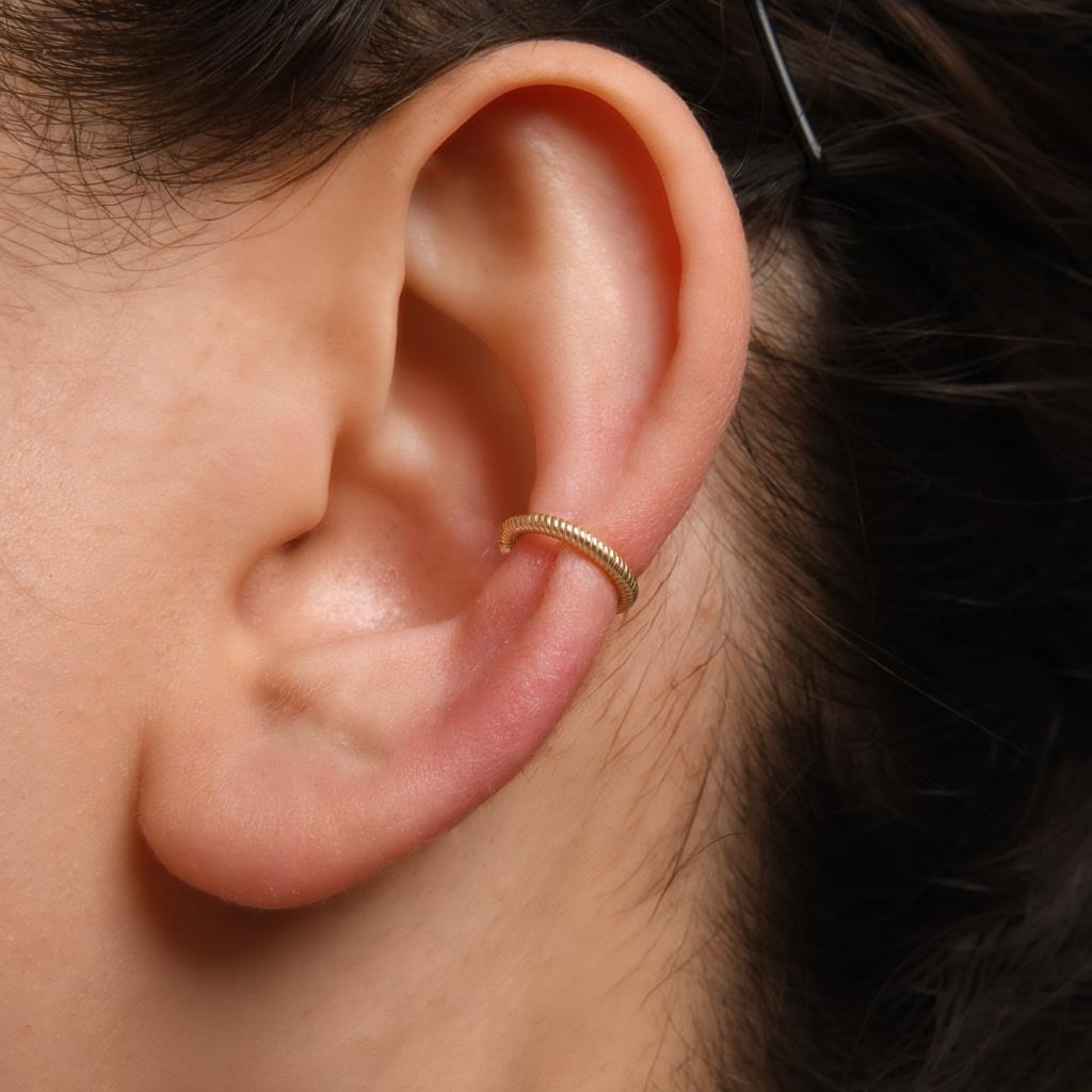 Burgu Altın Earcuff