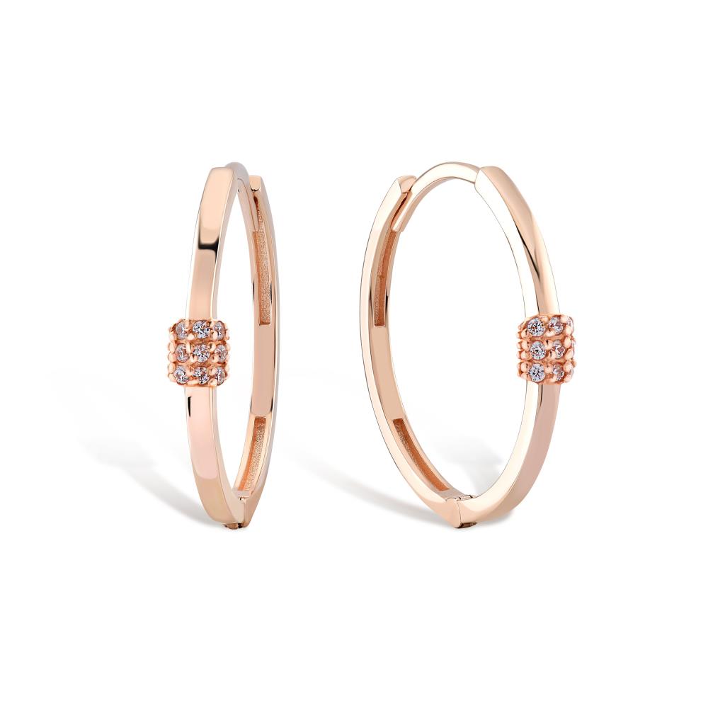 Cabaret White Stone Gold Ring Earrings