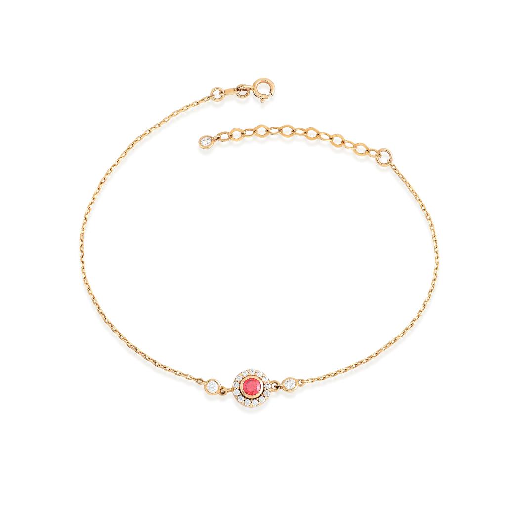 Cabaret Circle Gold Bracelet