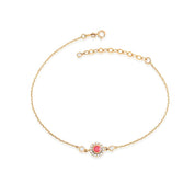 Cabaret Circle Gold Bracelet