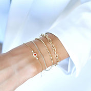 Cabaret Circle Gold Bracelet