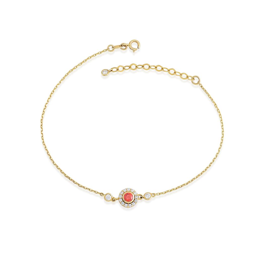 Cabaret Circle Gold Bracelet