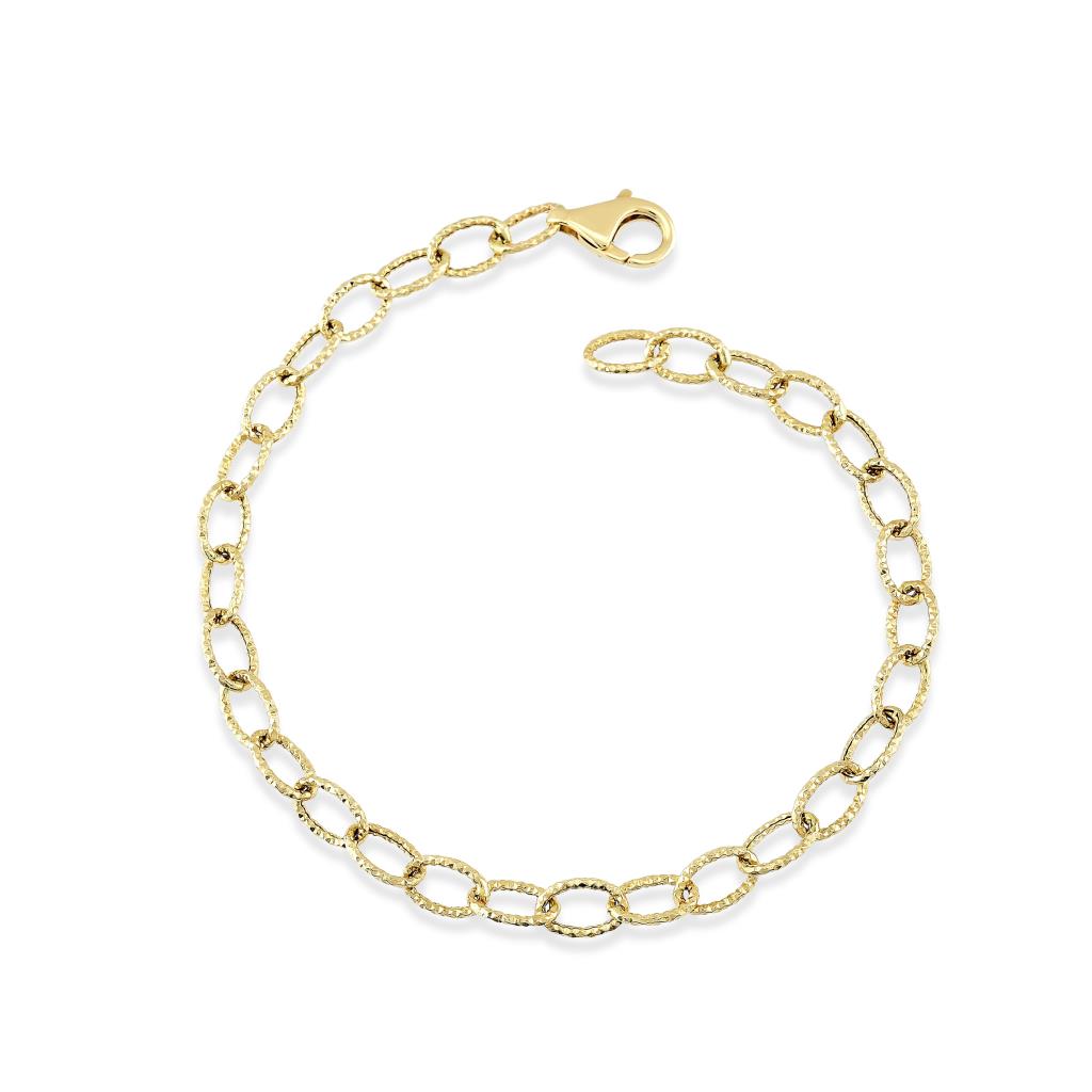 Cabaret Patterned Basic Chain Bracelet