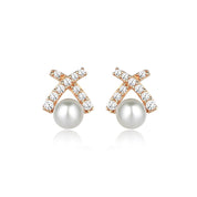 Cabaret Mini Pearl Gold Earrings