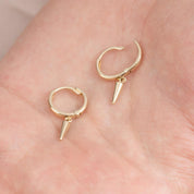 Cabaret Mini Spike Gold Earrings