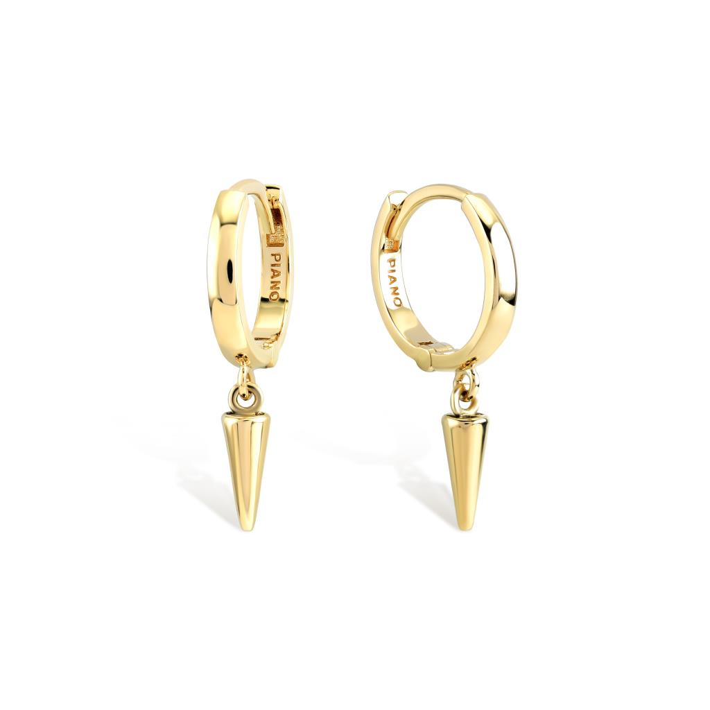 Cabaret Mini Spike Gold Earrings