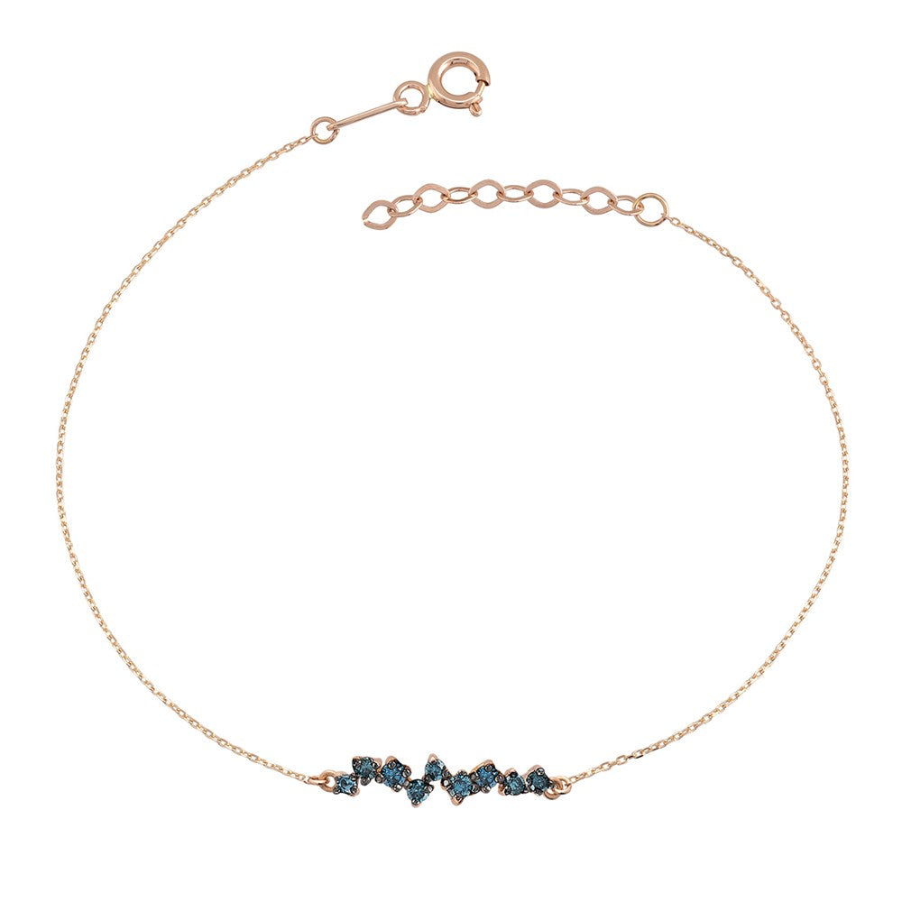 Azzuro Queen Blue Diamond Bracelet