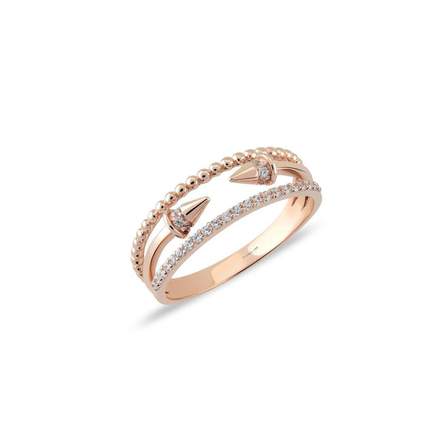 Cabaret Stone And Arrow Gold Ring