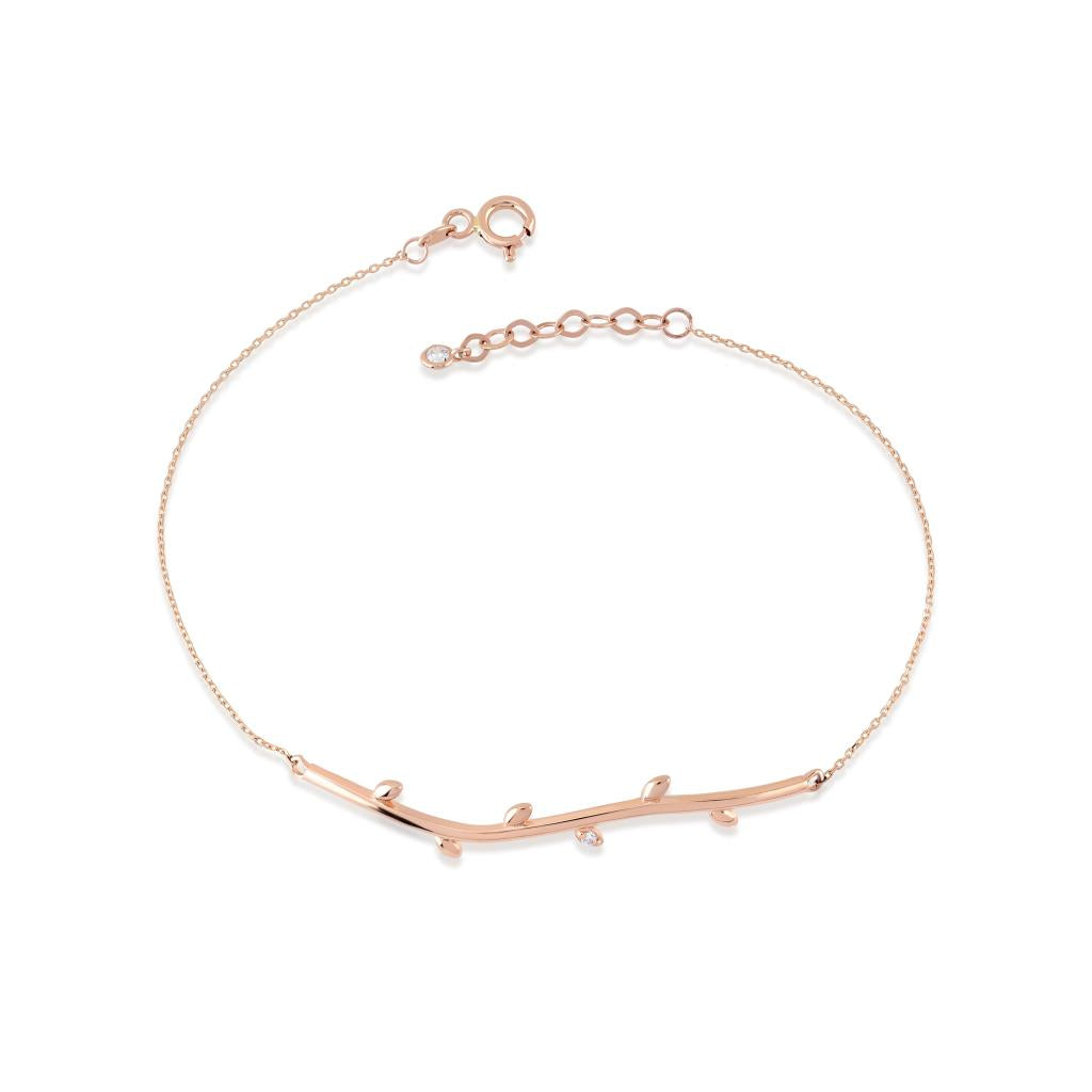 Cabaret Stone Branch Gold Bracelet