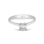 0.11 ct. Pırlanta Baget Yüzük