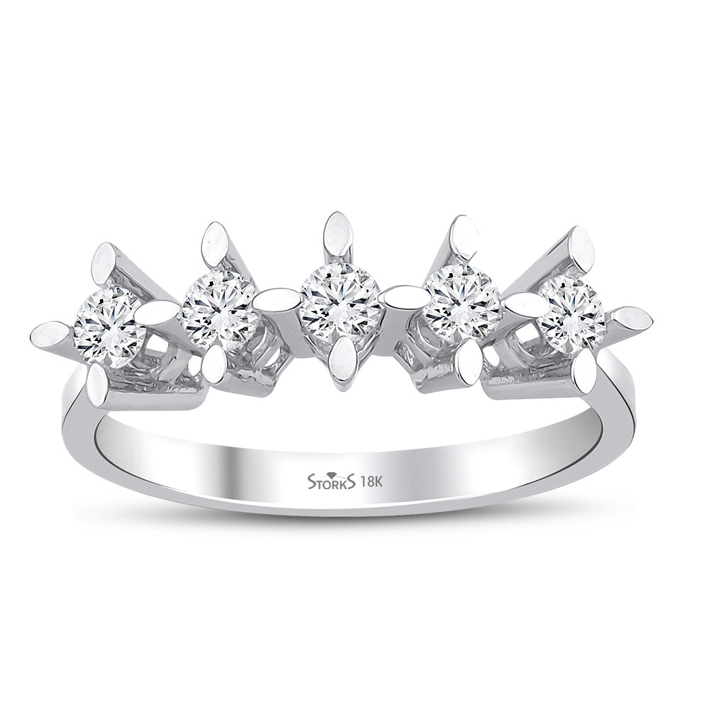0.40 ct.Pırlanta Beştaş Yüzük