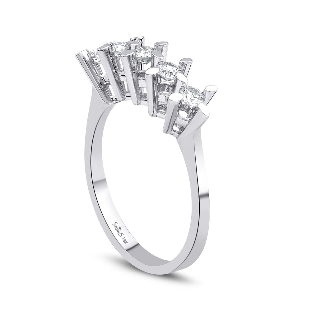 0.40 ct.Pırlanta Beştaş Yüzük