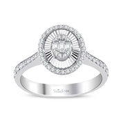 0.42 ct. Pırlanta Baget Yüzük