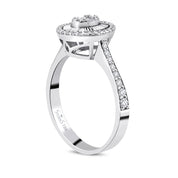 0.42 ct. Pırlanta Baget Yüzük