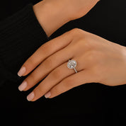 0.42 ct. Pırlanta Baget Yüzük