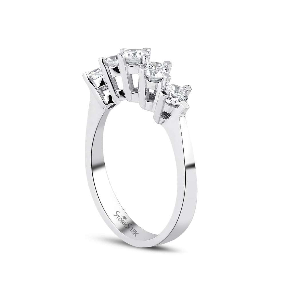 0.90 ct. Pırlanta Beştaş Yüzük