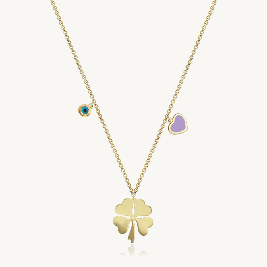 Cetaş Gold Luck Altın Kolye