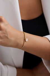 Cetaş Sedef Altın Bileklik