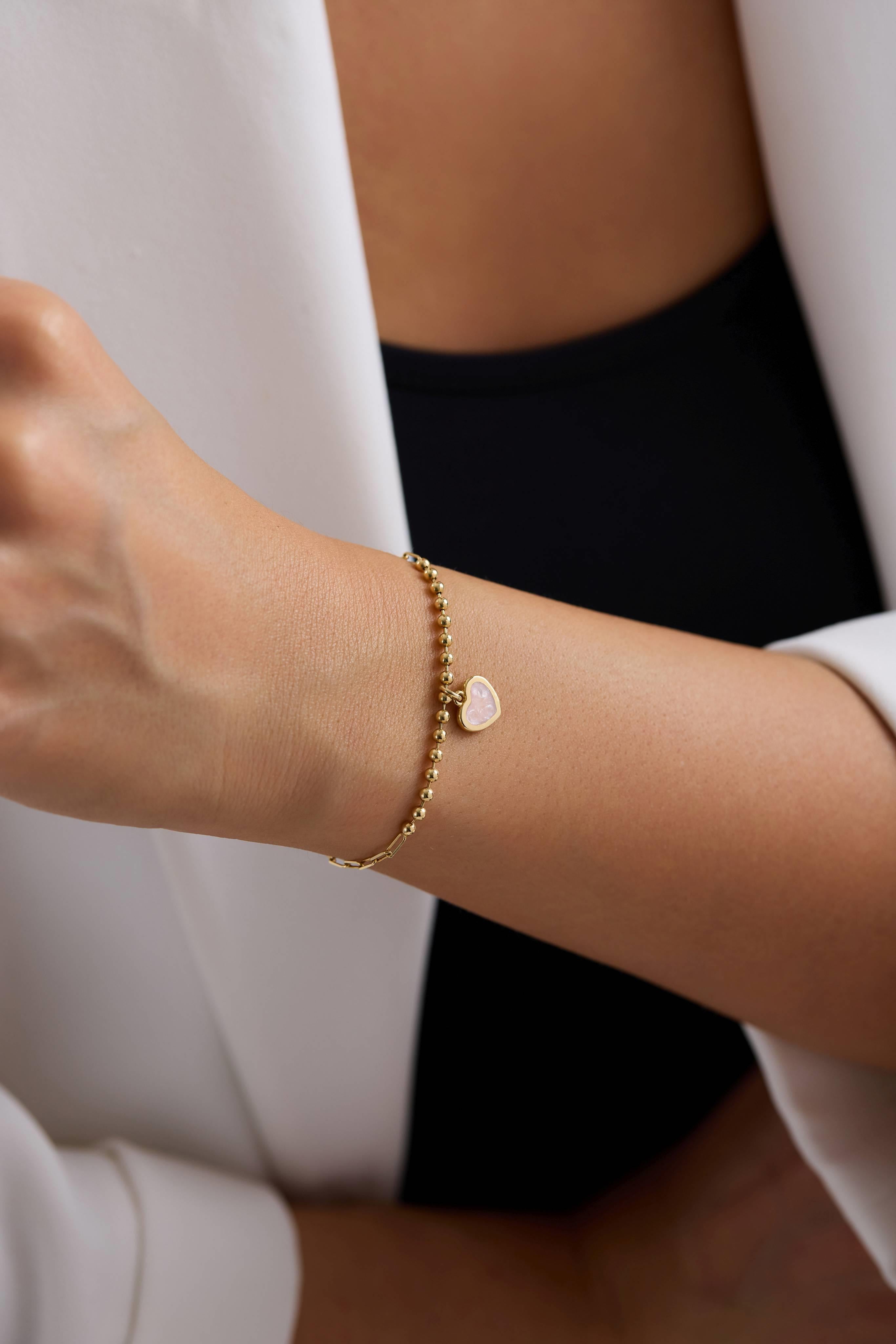 Cetaş Sedef Altın Bileklik