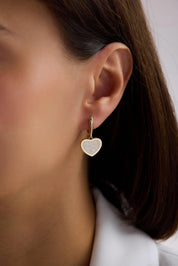 Cetaş Sedef Altın Küpe