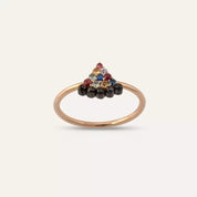 Cheesecake Multicolor Safir Taşlı Yüzük