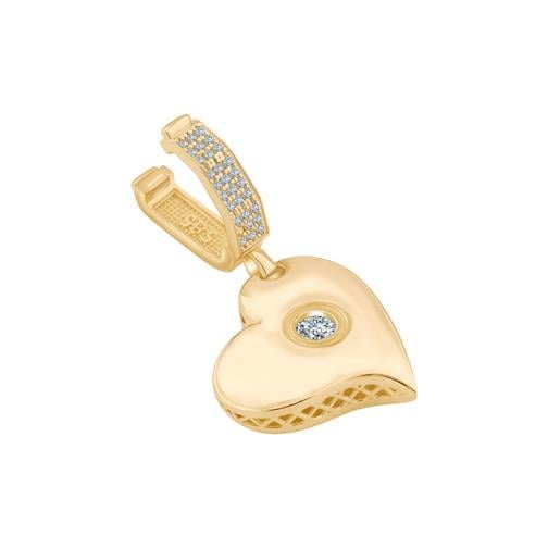 Çift Taraflı Kalp Charm