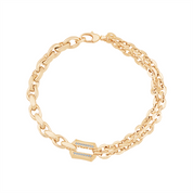 Çift Zincir Tasarım Bileklik