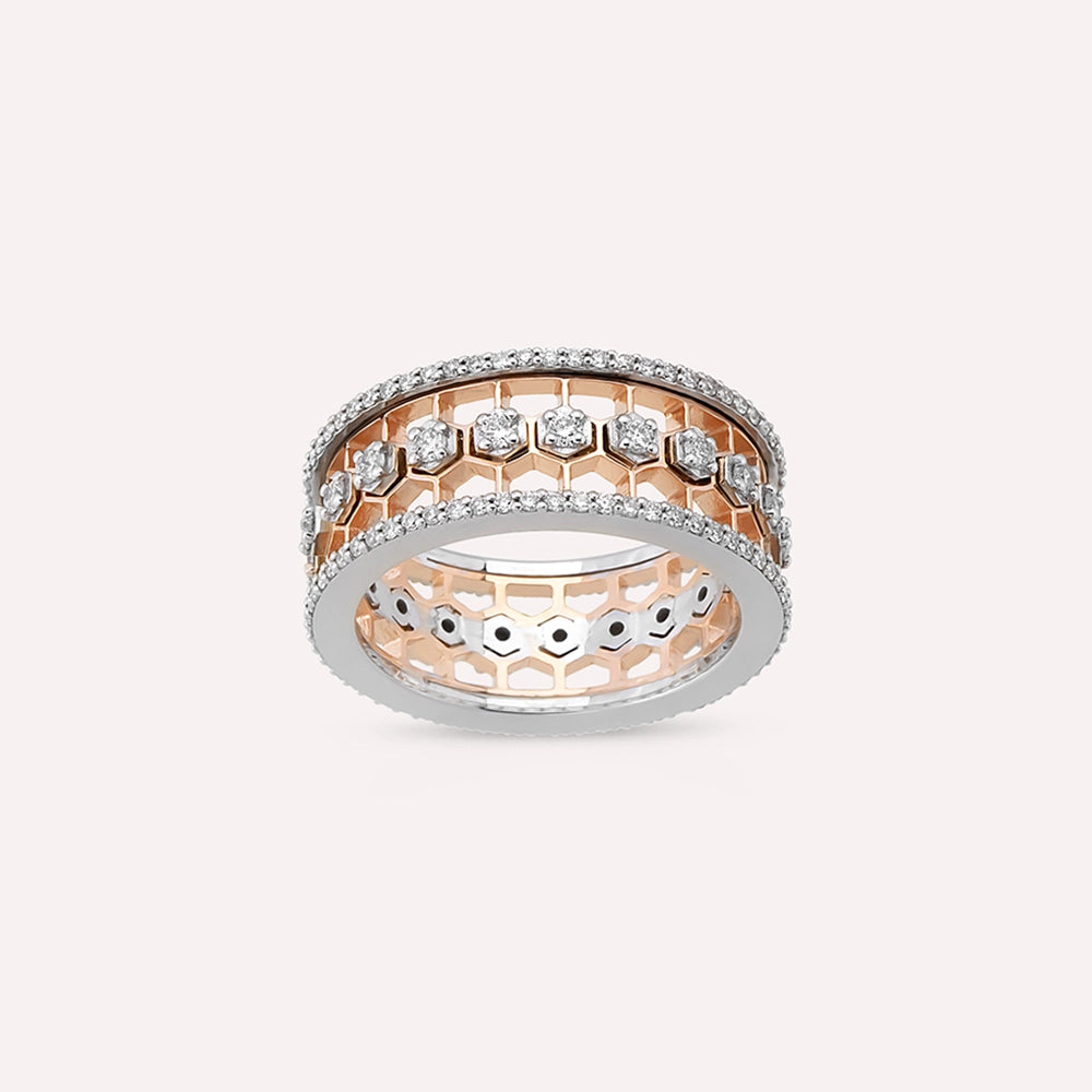 Comb 0.82 CT Pırlanta Taşlı Tamtur Yüzük